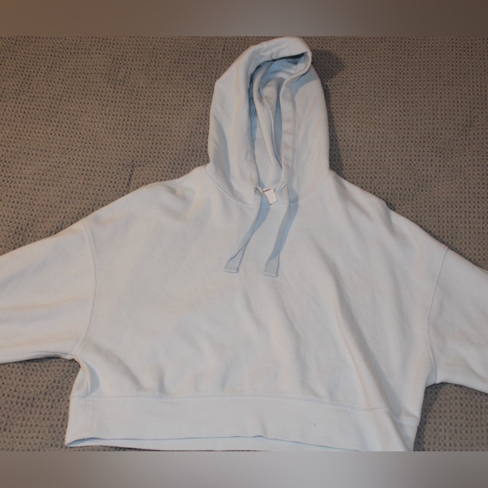 All in Motion Cropped Blue Sweatshirt